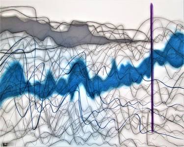 Original Abstract Expressionism Abstract Drawings by Kevin Jones