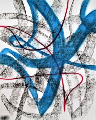 Original Abstract Expressionism Abstract Drawings by Kevin Jones