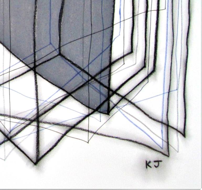 Original Abstract Expressionism Abstract Drawing by Kevin Jones