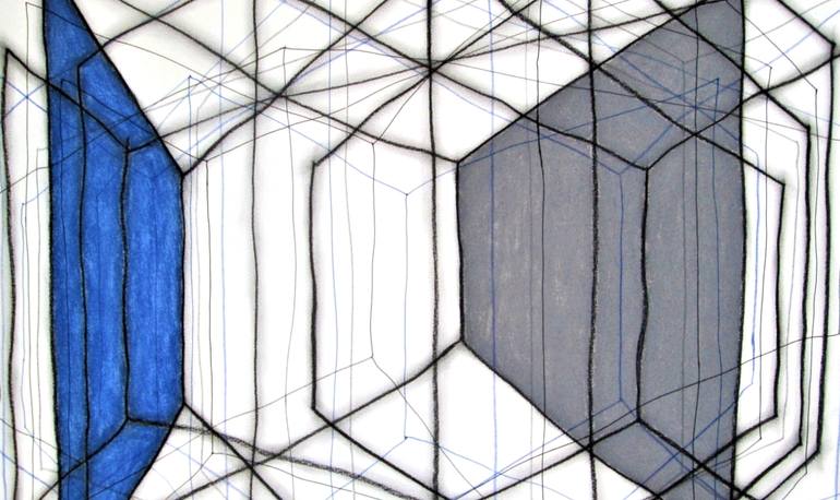 Original Abstract Expressionism Abstract Drawing by Kevin Jones