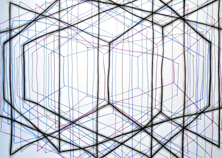 Original Expressionism Abstract Drawing by Kevin Jones