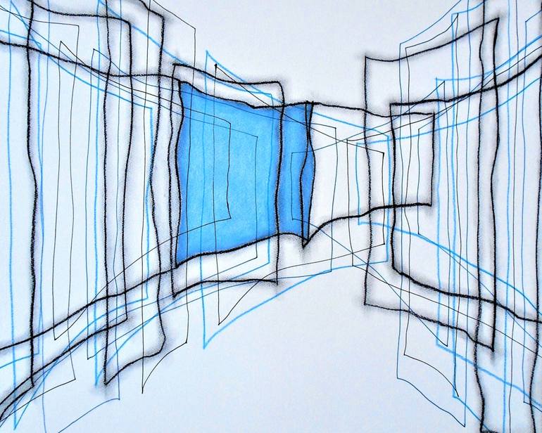 Original Expressionism Abstract Drawing by Kevin Jones
