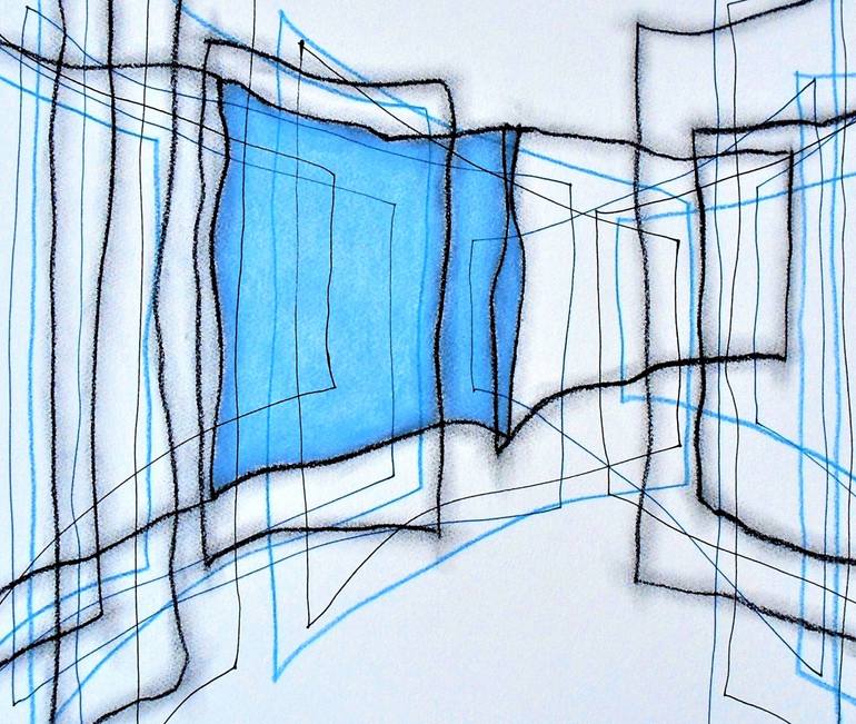Original Expressionism Abstract Drawing by Kevin Jones