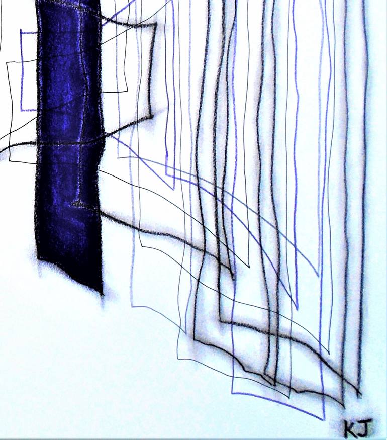 Original Expressionism Abstract Drawing by Kevin Jones