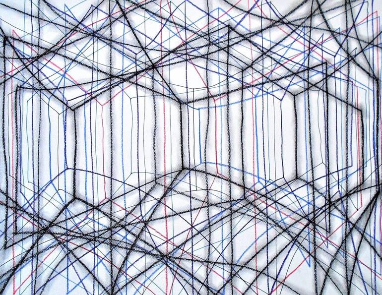 Original Expressionism Abstract Drawing by Kevin Jones