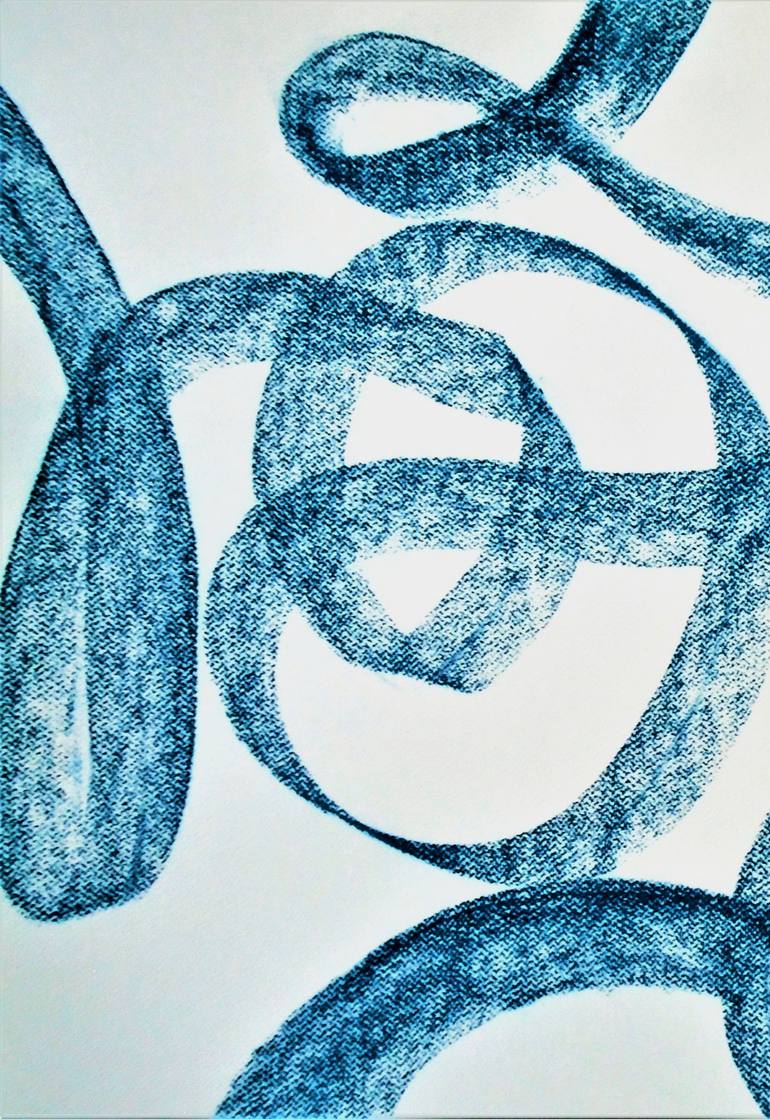 Original Expressionism Abstract Drawing by Kevin Jones