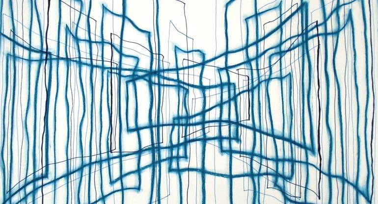 Original Expressionism Abstract Drawing by Kevin Jones