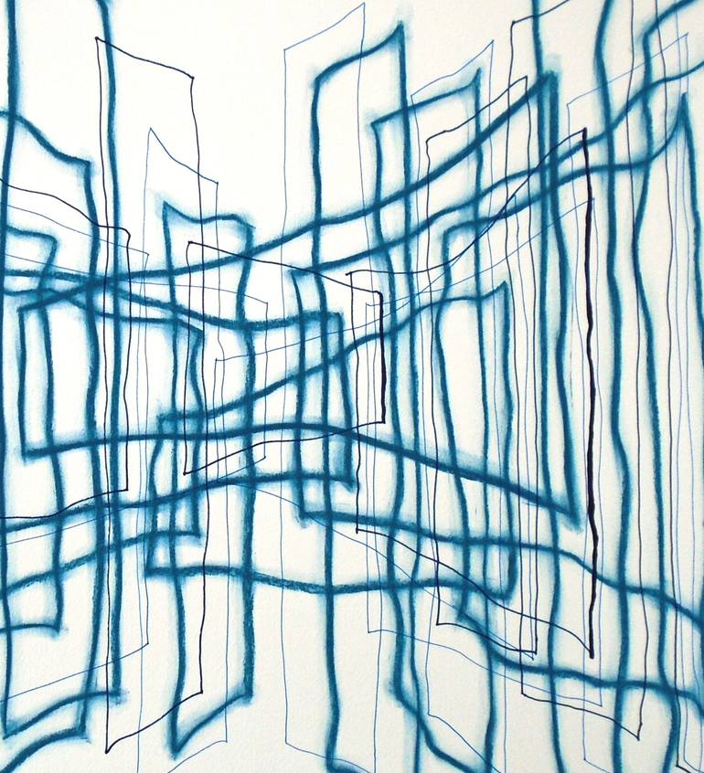 Original Expressionism Abstract Drawing by Kevin Jones