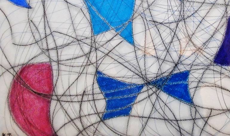 Original Abstract Expressionism Abstract Drawing by Kevin Jones