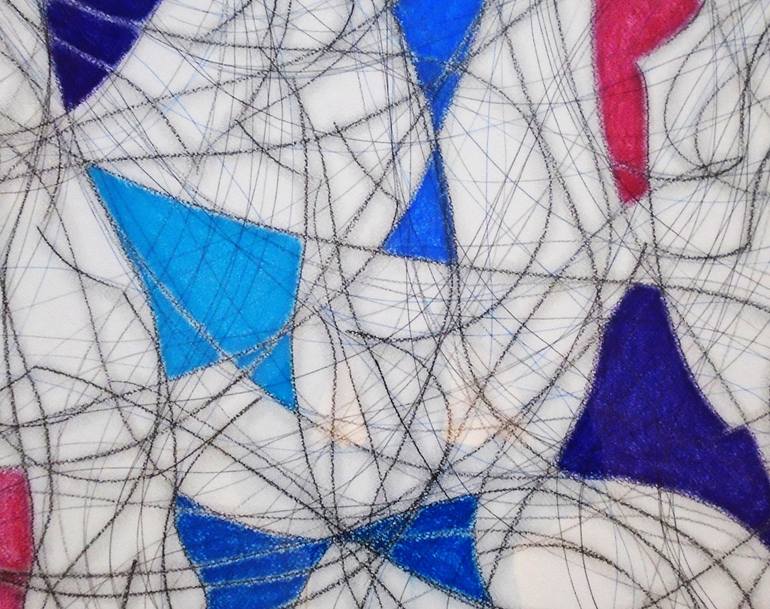 Original Abstract Expressionism Abstract Drawing by Kevin Jones