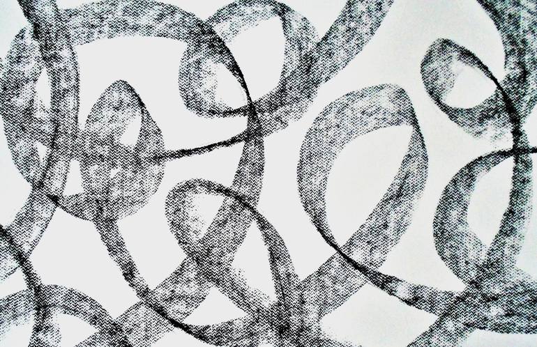Original Expressionism Abstract Drawing by Kevin Jones