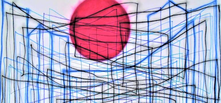 Original Expressionism Abstract Drawing by Kevin Jones