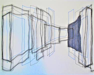 Original Abstract Expressionism Abstract Drawings by Kevin Jones