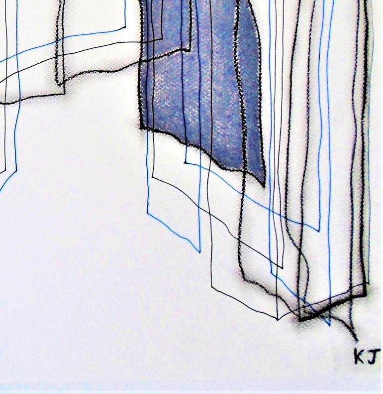 Original Abstract Expressionism Abstract Drawing by Kevin Jones