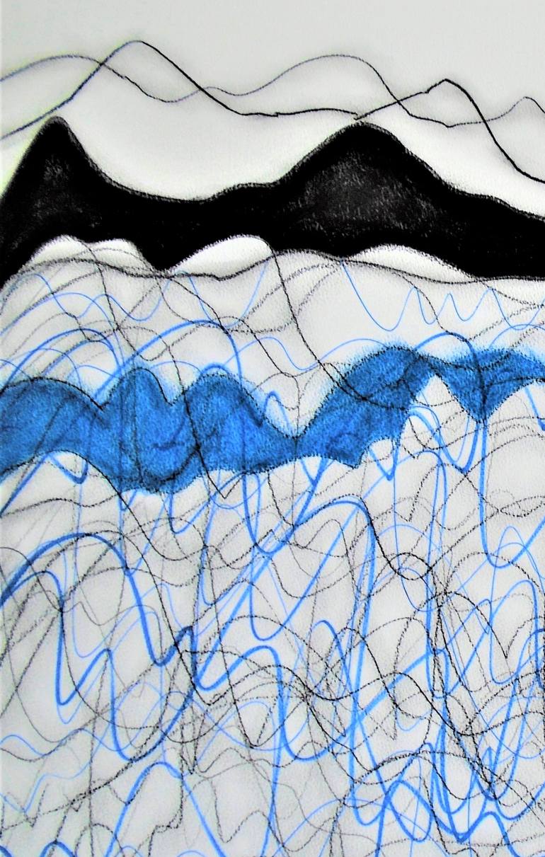 Original Documentary Abstract Drawing by Kevin Jones