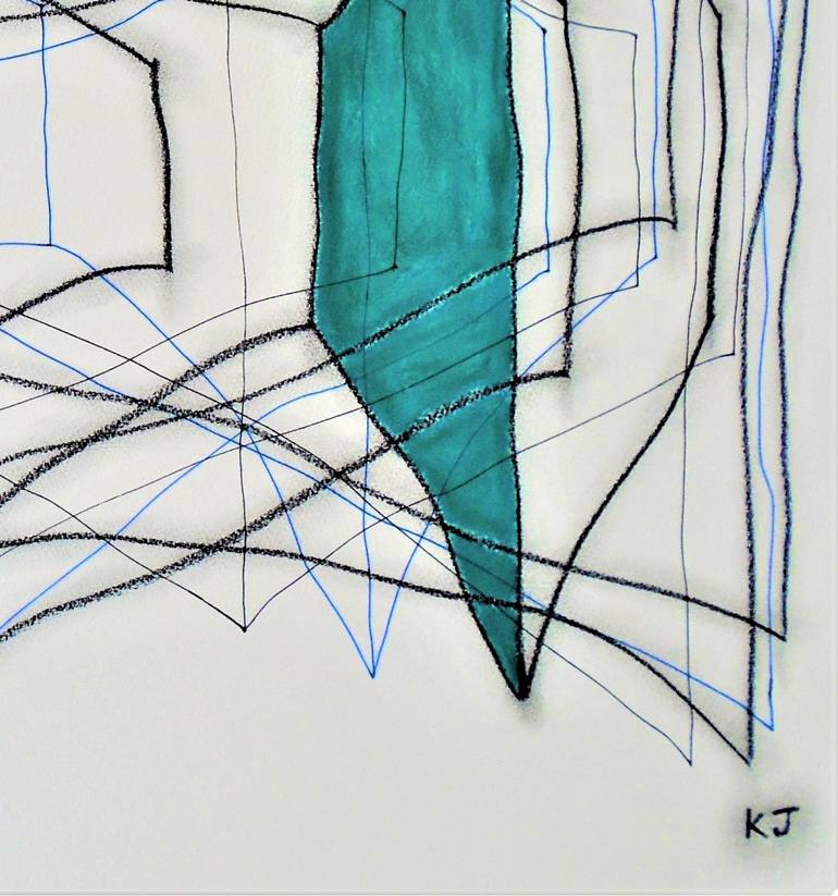 Original Expressionism Abstract Drawing by Kevin Jones