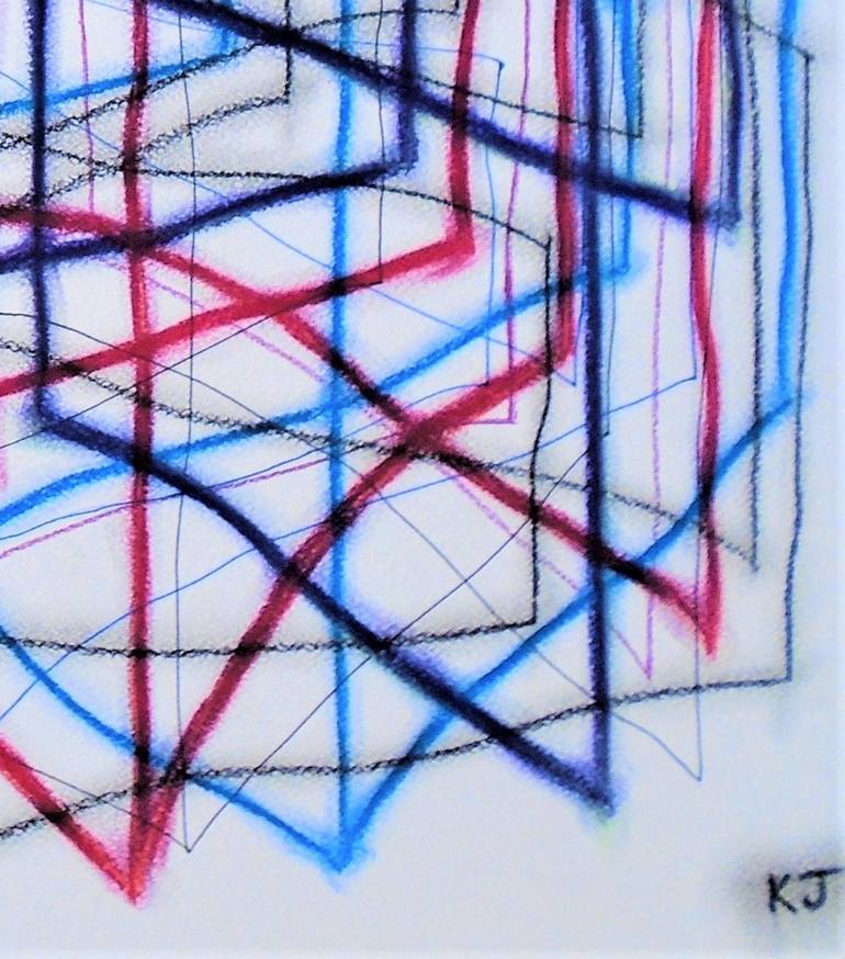 Original Expressionism Abstract Drawing by Kevin Jones