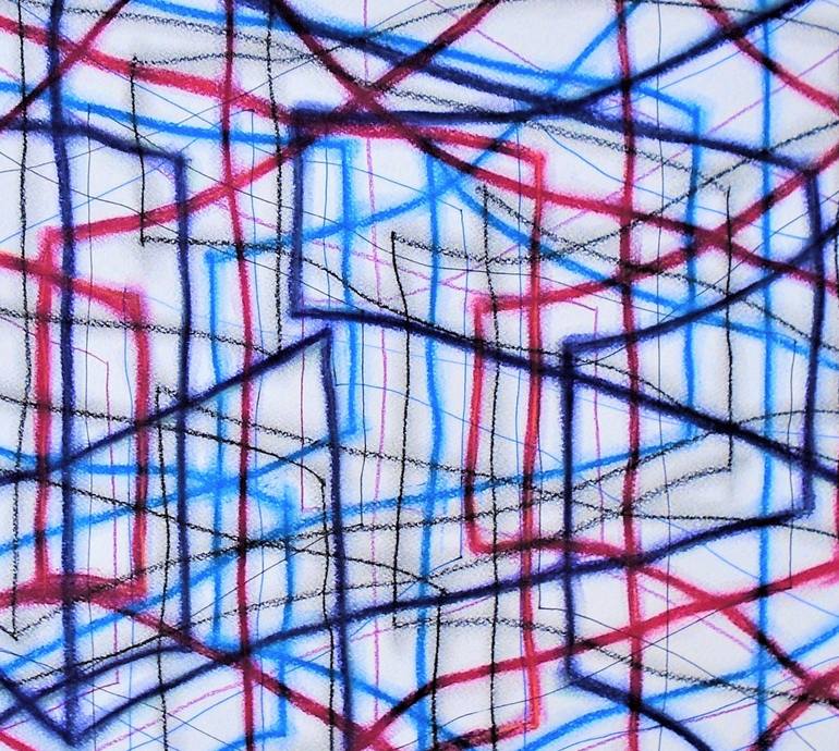 Original Expressionism Abstract Drawing by Kevin Jones