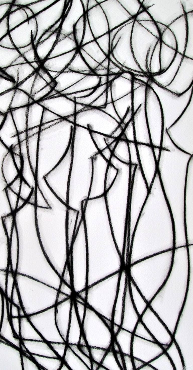 Original Expressionism Abstract Drawing by Kevin Jones