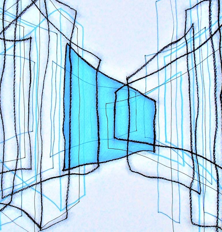 Original Abstract Expressionism Abstract Drawing by Kevin Jones