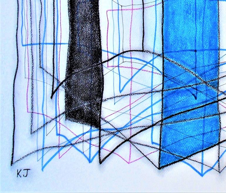 Original Expressionism Abstract Drawing by Kevin Jones