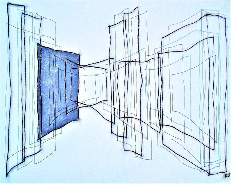 Print of Abstract Expressionism Abstract Drawings by Kevin Jones
