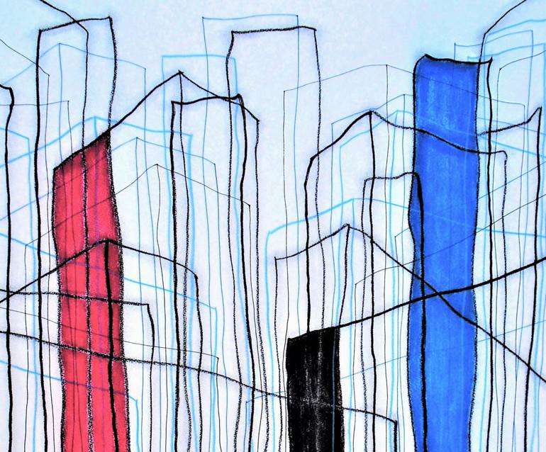 Original Abstract Expressionism Abstract Mixed Media by Kevin Jones