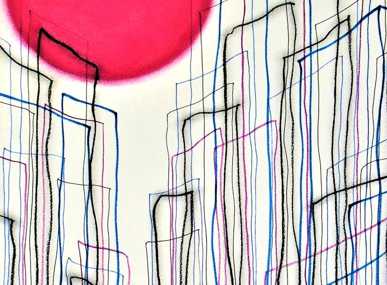 Original Expressionism Abstract Drawing by Kevin Jones