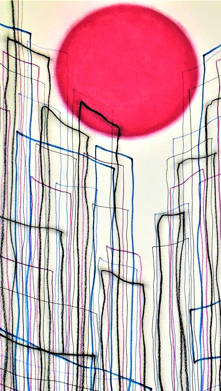 Original Expressionism Abstract Drawing by Kevin Jones
