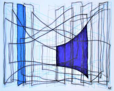 Original Expressionism Abstract Drawings by Kevin Jones