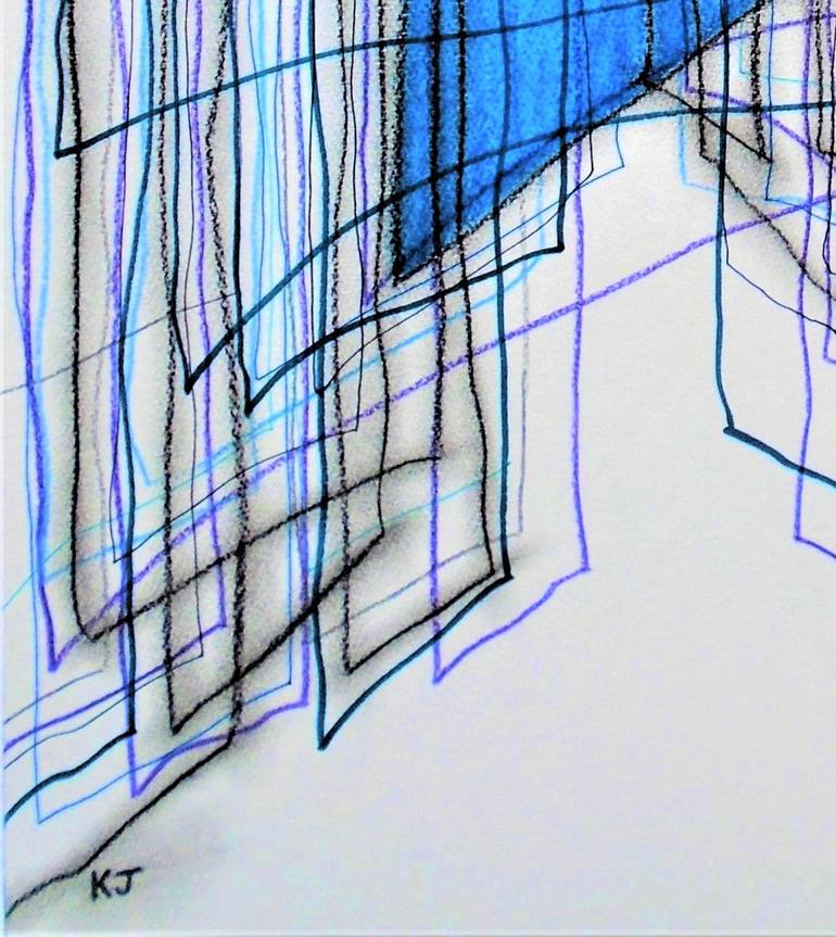 Original Expressionism Abstract Drawing by Kevin Jones