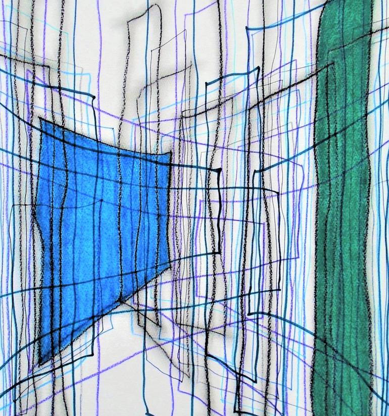 Original Expressionism Abstract Drawing by Kevin Jones