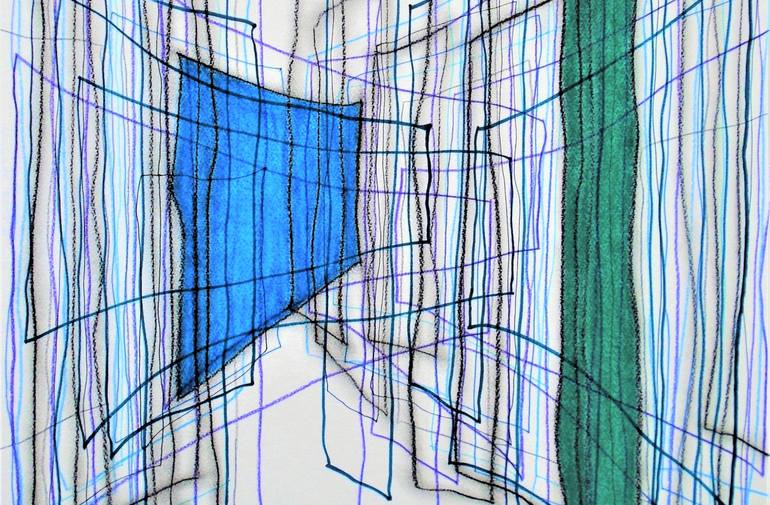 Original Expressionism Abstract Drawing by Kevin Jones