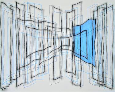 Original Abstract Expressionism Abstract Drawings by Kevin Jones