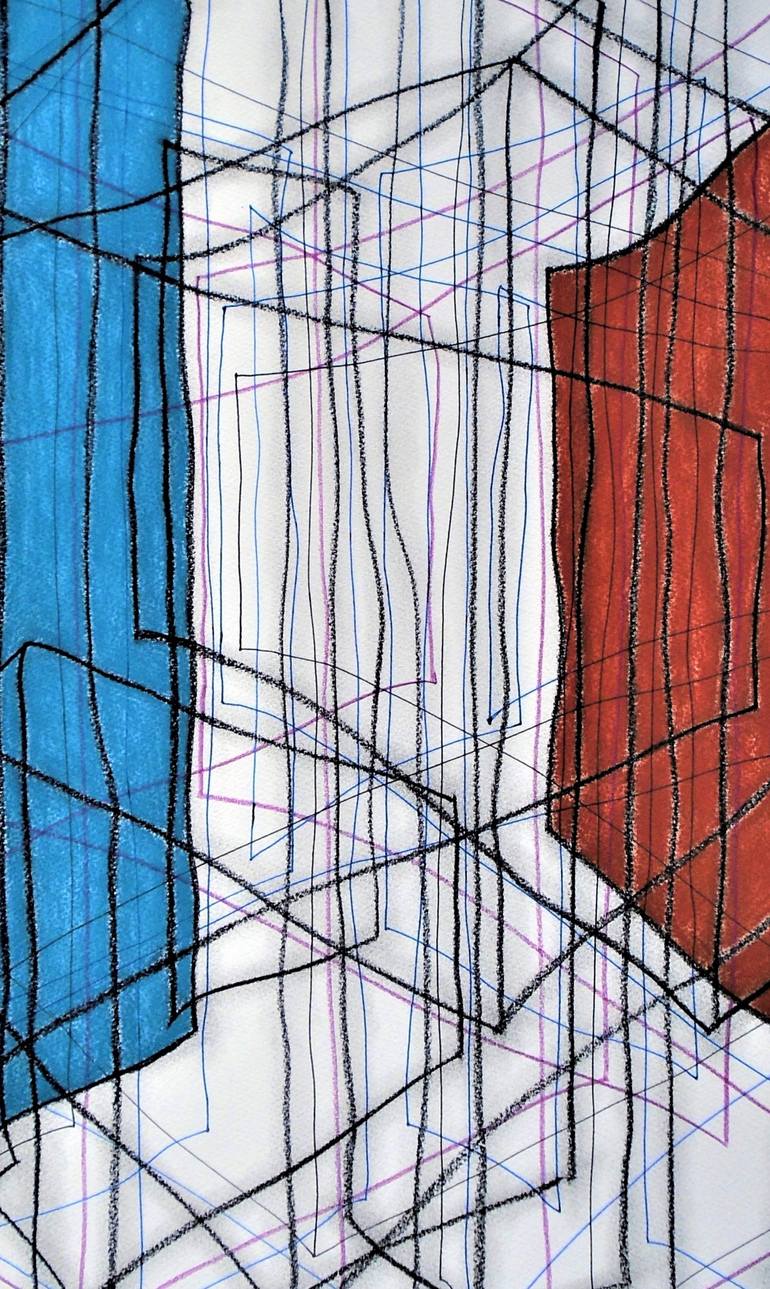 Original Expressionism Abstract Drawing by Kevin Jones