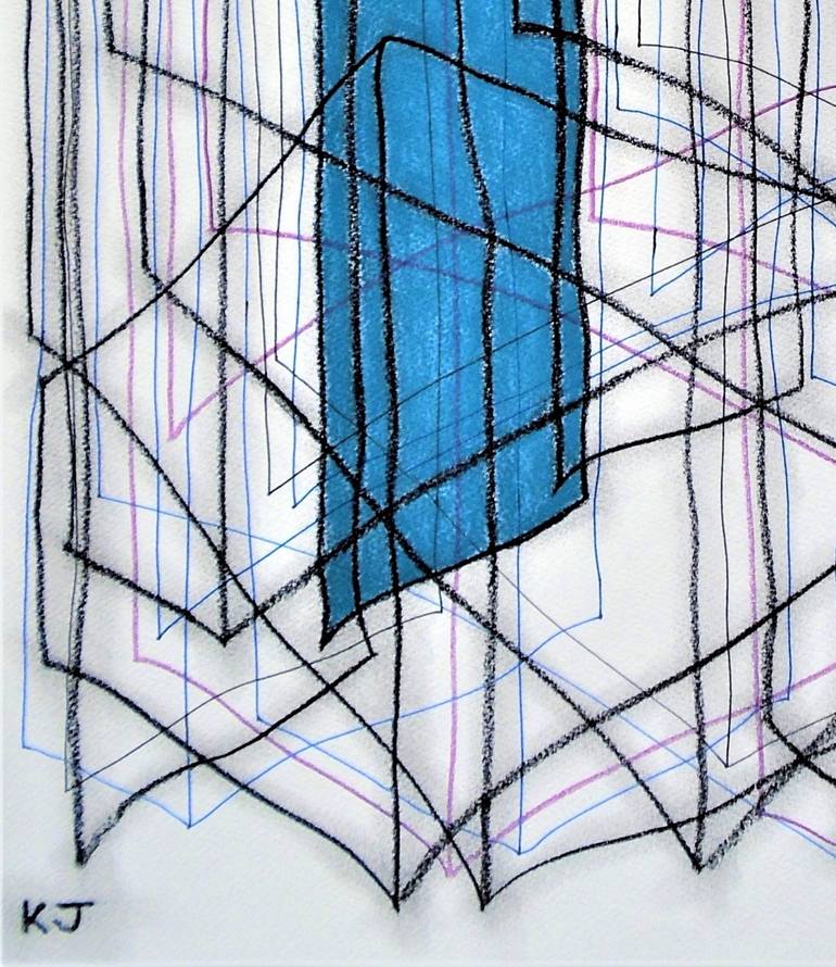 Original Expressionism Abstract Drawing by Kevin Jones