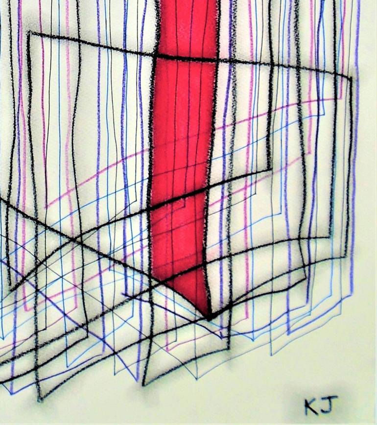 Original Expressionism Abstract Mixed Media by Kevin Jones