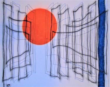 Original Abstract Expressionism Abstract Drawings by Kevin Jones