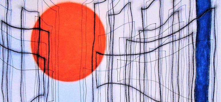 Original Abstract Expressionism Abstract Drawing by Kevin Jones