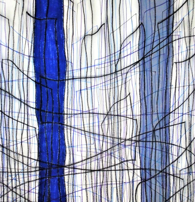 Original Expressionism Abstract Drawing by Kevin Jones