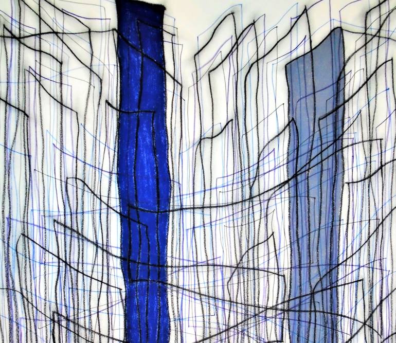 Original Expressionism Abstract Drawing by Kevin Jones