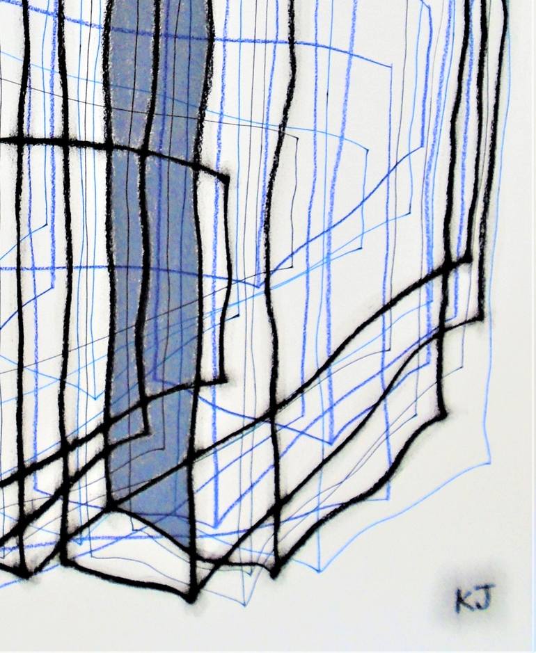 Original Expressionism Abstract Drawing by Kevin Jones