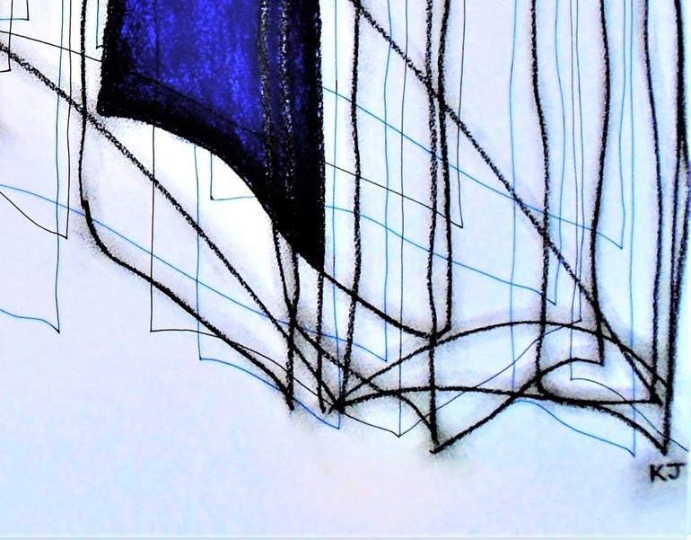 Original Expressionism Abstract Drawing by Kevin Jones