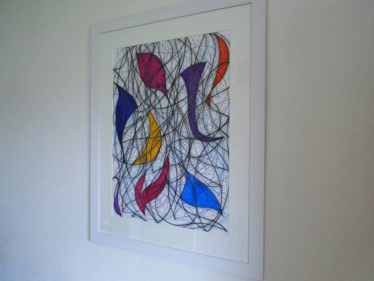 Original Documentary Abstract Painting by Kevin Jones