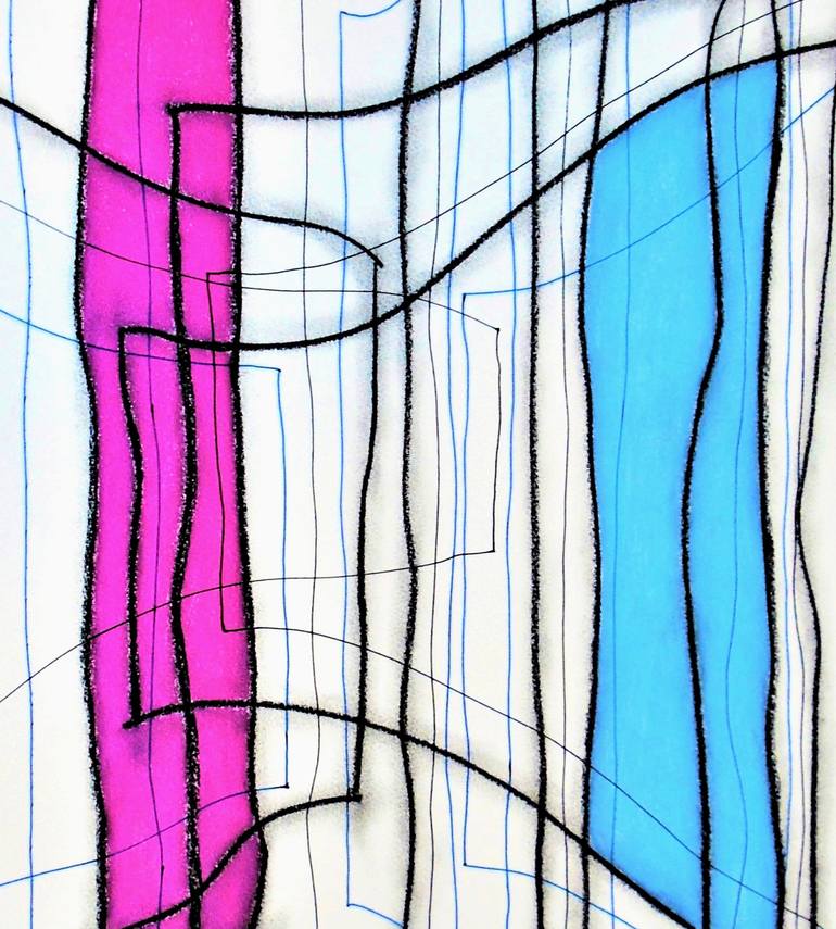 Original Expressionism Abstract Drawing by Kevin Jones