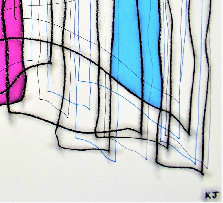 Original Expressionism Abstract Drawing by Kevin Jones