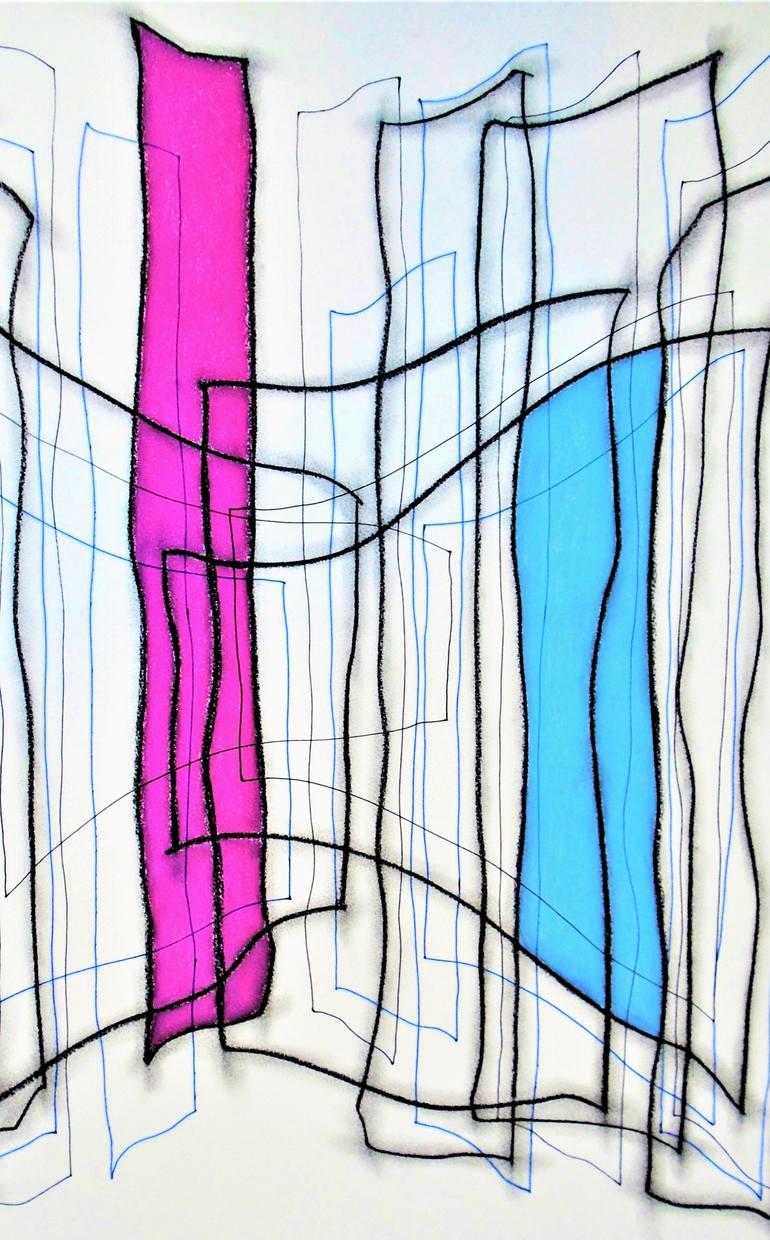 Original Expressionism Abstract Drawing by Kevin Jones