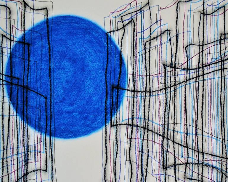Original Expressionism Abstract Drawing by Kevin Jones
