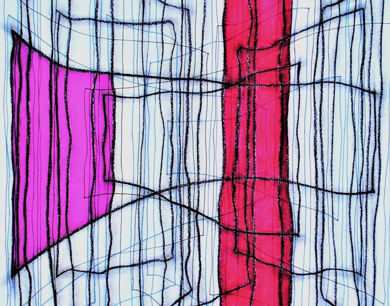 Original Expressionism Abstract Drawing by Kevin Jones