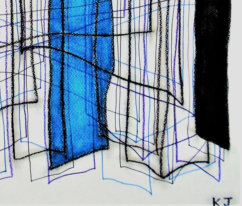 Original Expressionism Abstract Drawing by Kevin Jones